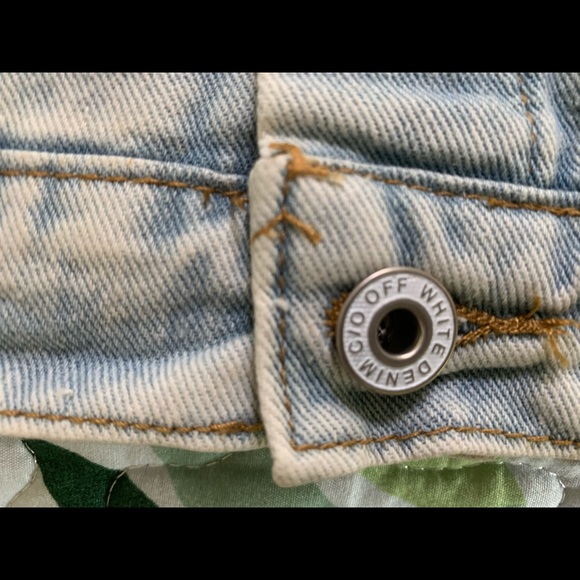 OFF-White denim Mona Lisa jacket - Picture 3 of 4